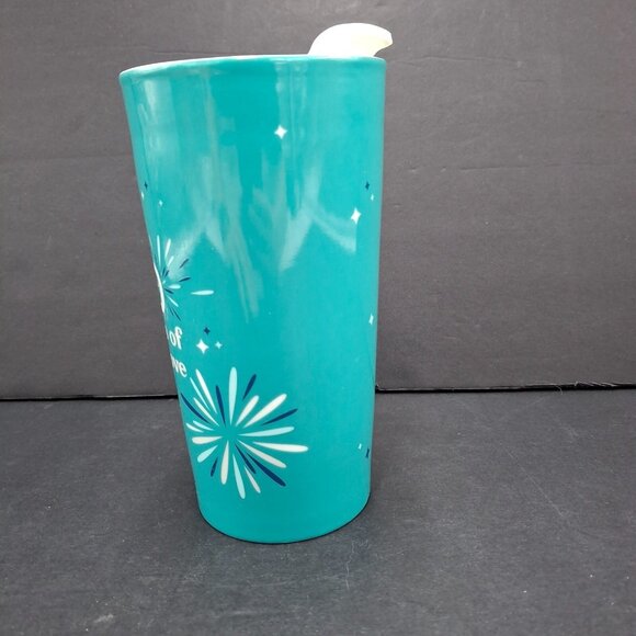 Davids Tea  Travel Mug with Lid  10 Years of Tea Love 10th Anniversary 12oz NEW - Picture 2 of 13